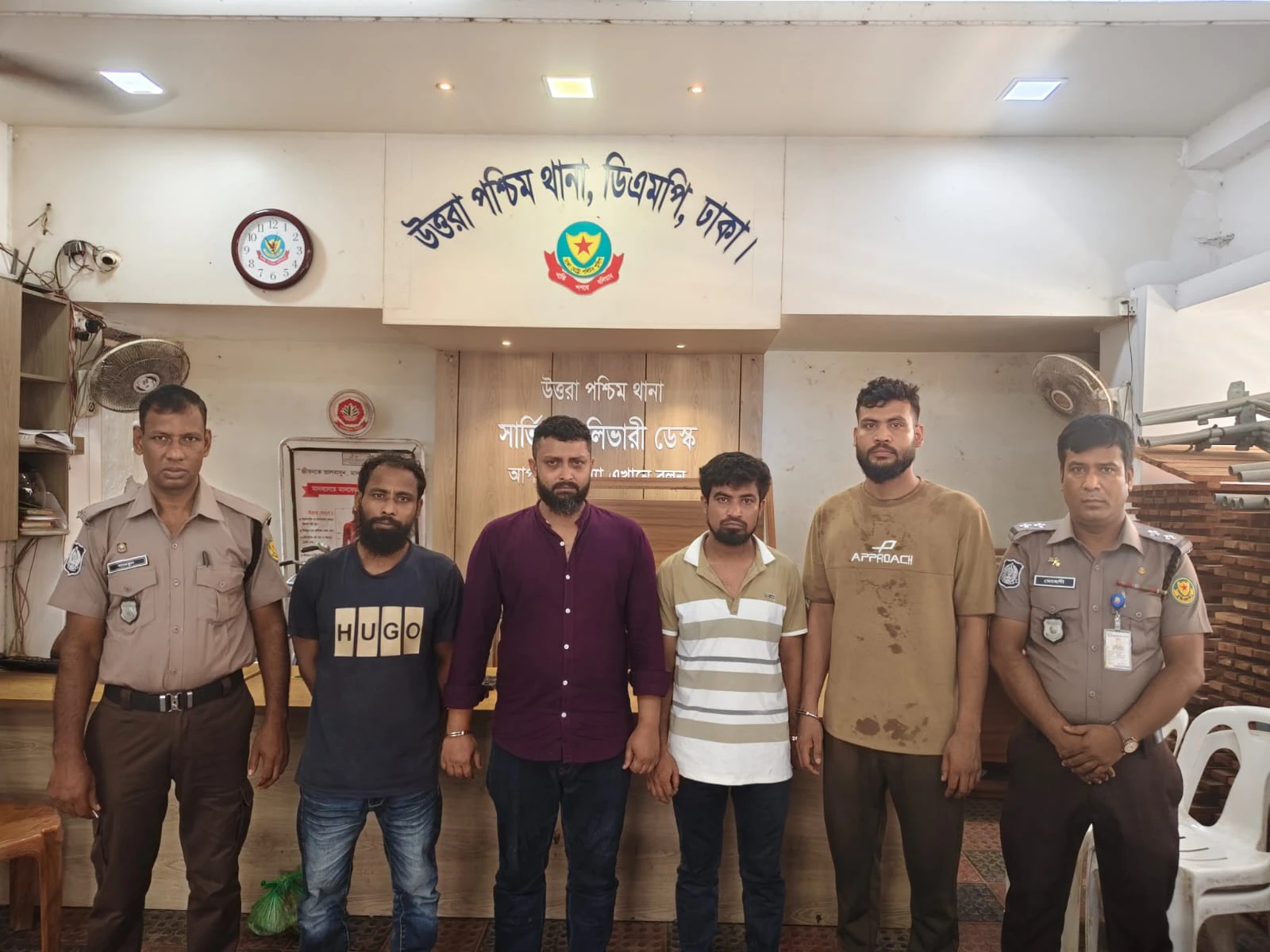 উত্তরায় অপহরণ নাটকের অবসান: ৪ অপহরণকারী গ্রেফতার, উদ্ধার ভিকটিম ও ২৫ লাখ টাকা