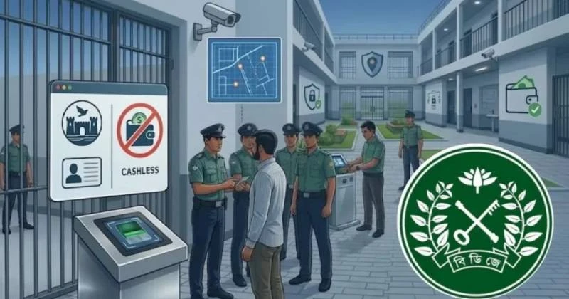 চালু  হলো দেশের প্রথম ‘ক্যাশলেস কারাগার’