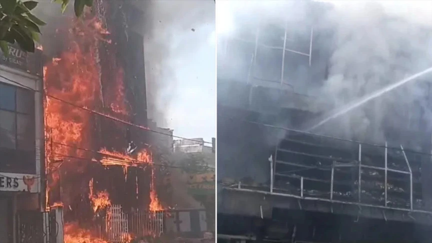 ভারতে কোচিং সেন্টারে আগুন, নিহত ১৩