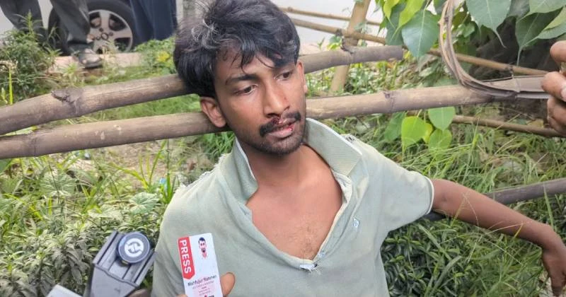 ধানমন্ডিতে ‘আওয়ামী লীগের দোসর’ আখ্যা দিয়ে সাংবাদিকের উপর হামলা