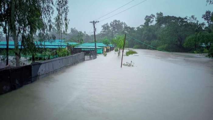 ভারি বর্ষণে ডুবল টেকনাফের ৫০ গ্রাম